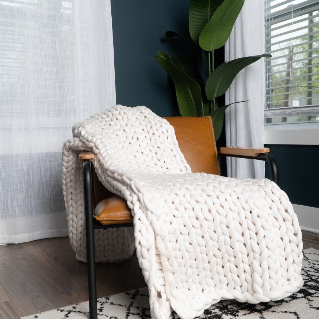 Chunky Knit Throw